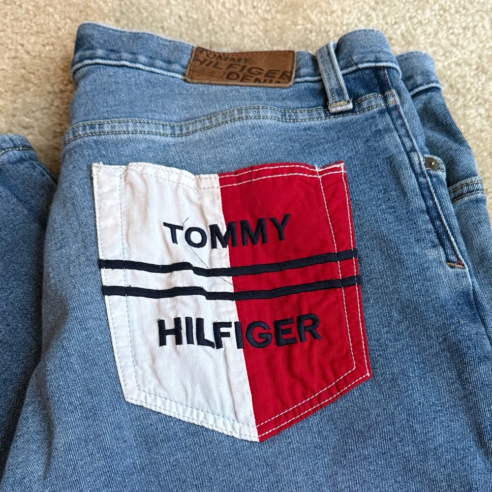 Tommy Hilfiger Denim with Red and White Logo Patch